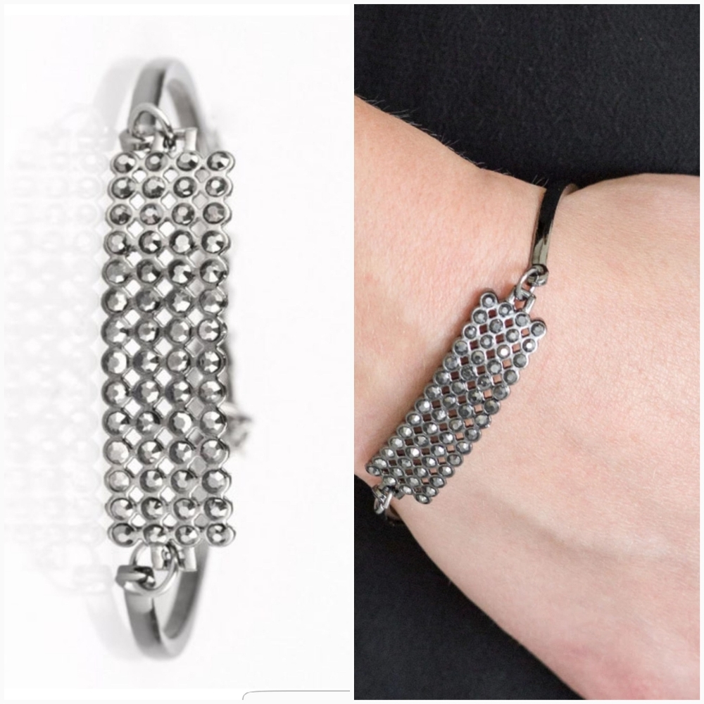 TOP CLASS CLASS GUNMETAL BRACELET